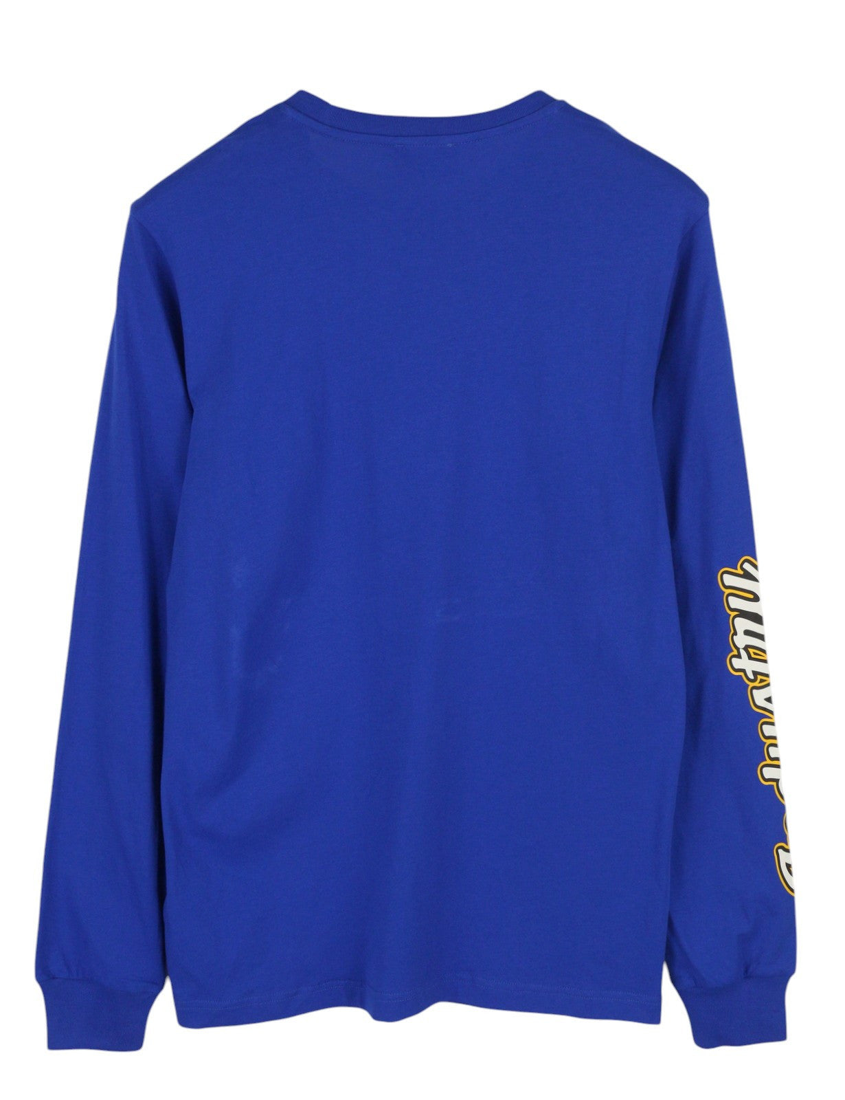 DIESEL T-Diegos-LS-K27 Men T-Shirt M Mid Blue Pullover Crew Neck Logo Cotton