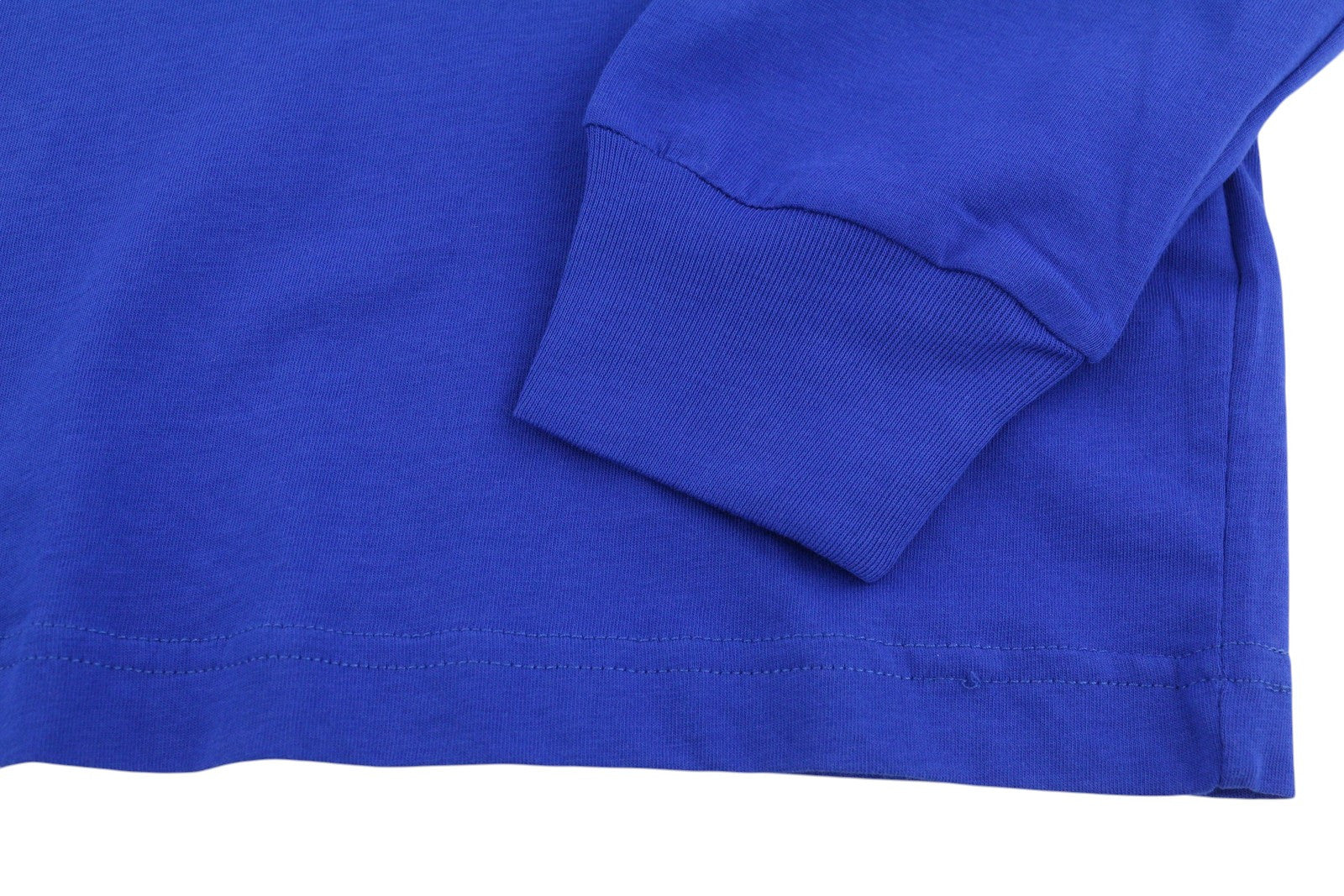 DIESEL T-Diegos-LS-K27 Men T-Shirt M Mid Blue Pullover Crew Neck Logo Cotton