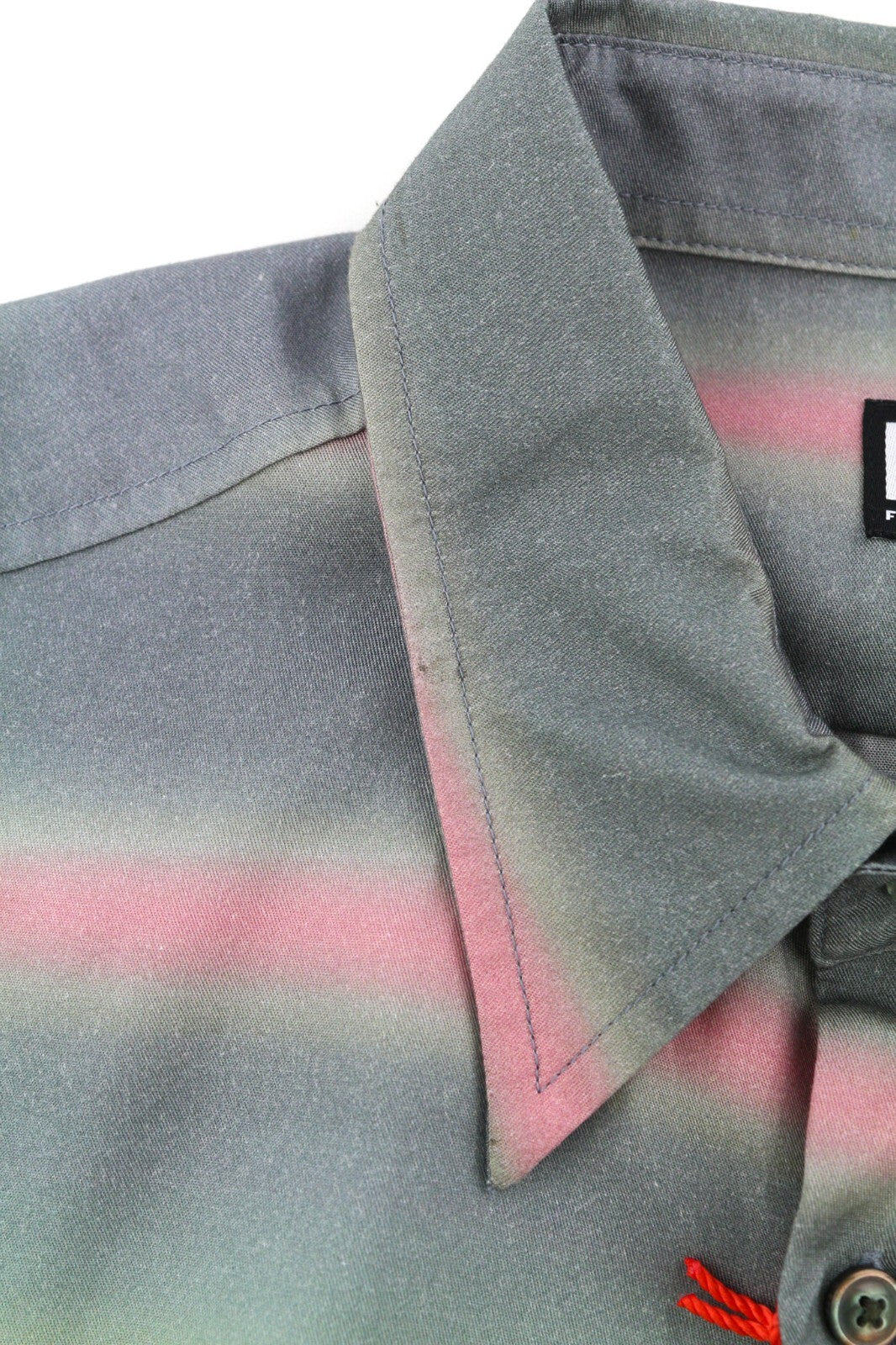 DIESEL S-Tucker-Stripe Men Shirt L Patterned Buttoned Spread Collar RRP€150