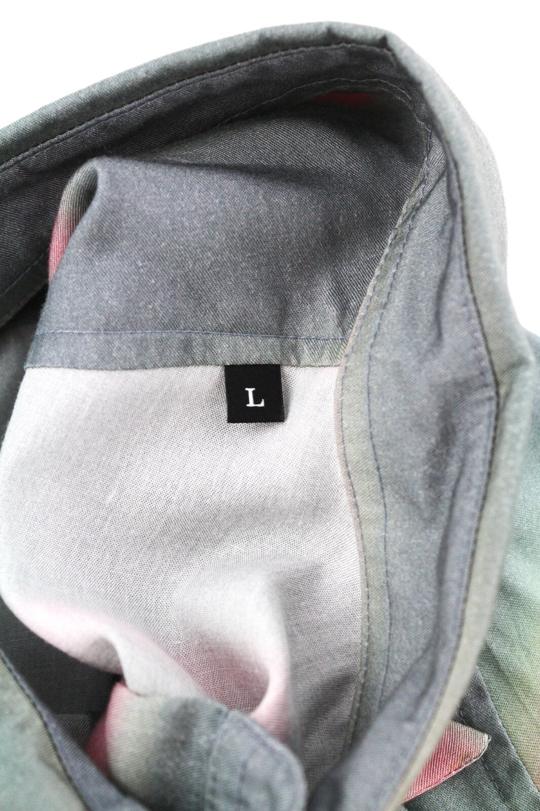 DIESEL S-Tucker-Stripe Men Shirt L Patterned Buttoned Spread Collar RRP€150