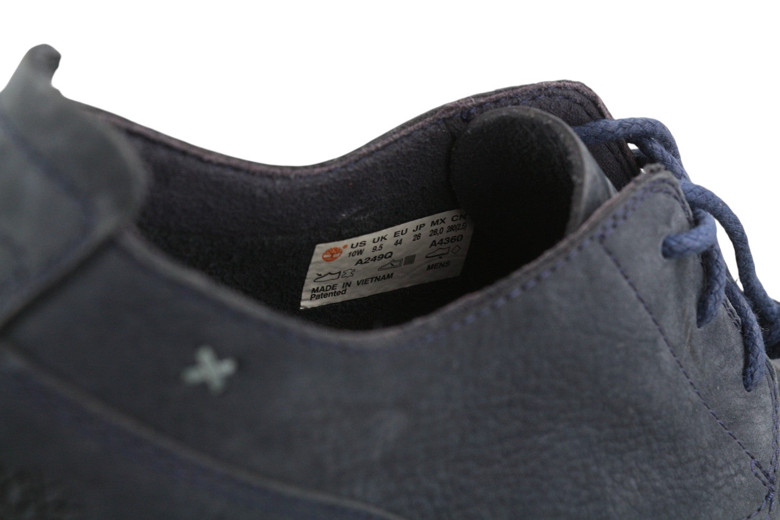 TIMBERLAND A249Q Men Shoes EU44/45 Blue Leather Sensorflex Comfort System