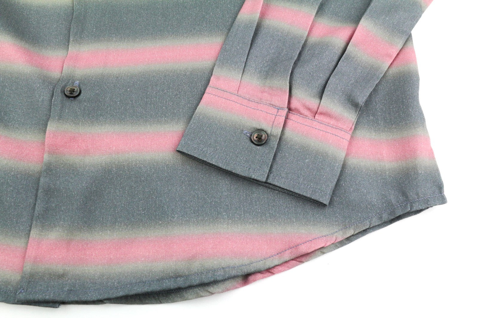 DIESEL S-Tucker-Stripe Men Shirt XL RRP150 Patterned Button Up Spread Collar