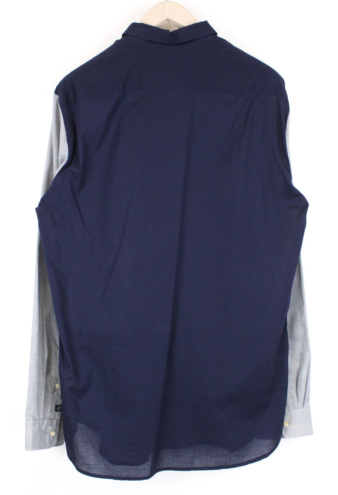 SCOTCH & SODA Ams Couture Blue Shirt XL Cotton Long Sleeve Button-Up for Men