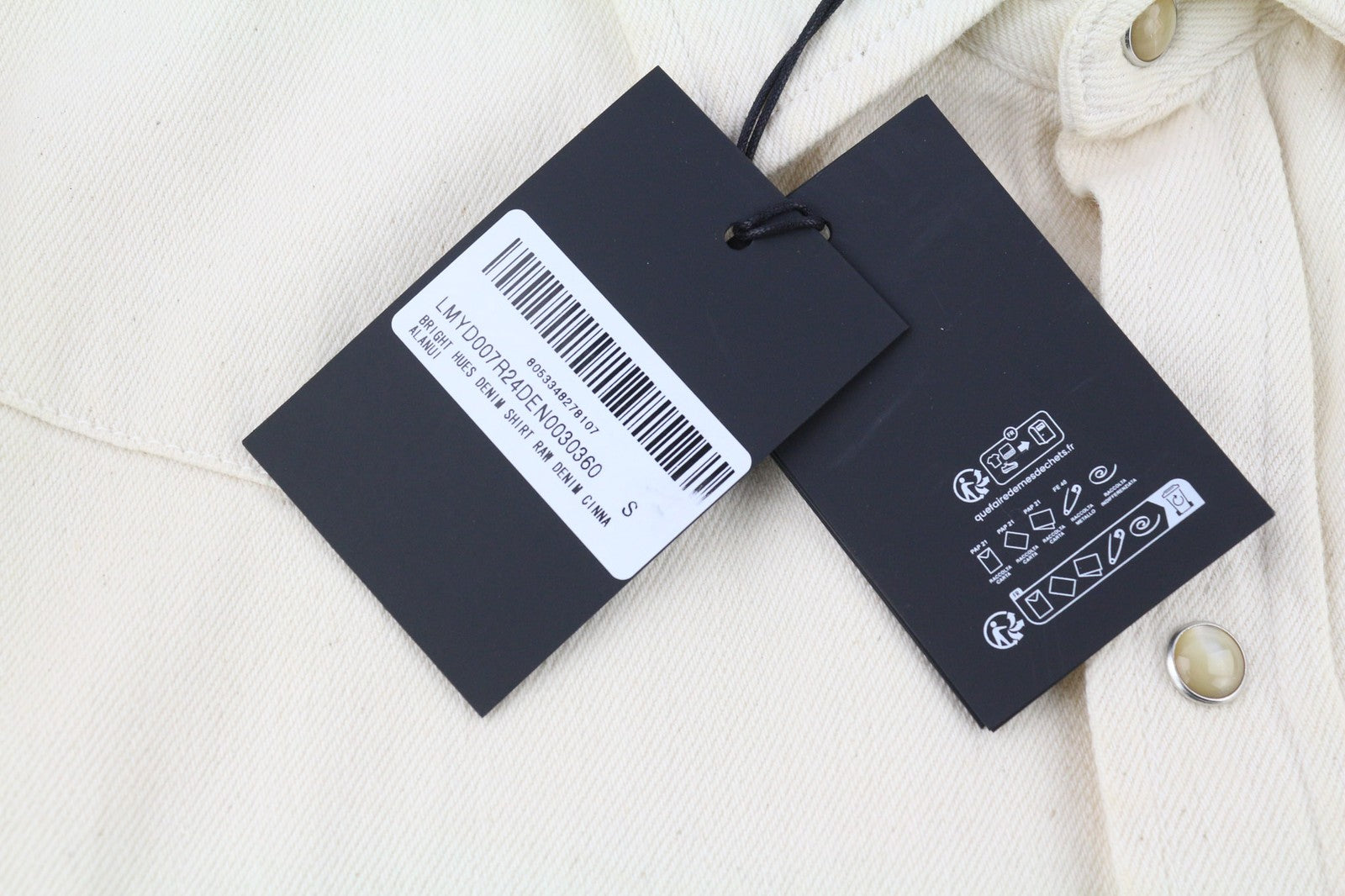 RRP€699 ALANUI Bright Hues Womens Shirt S Brown Cotton Unisex  Overshirt