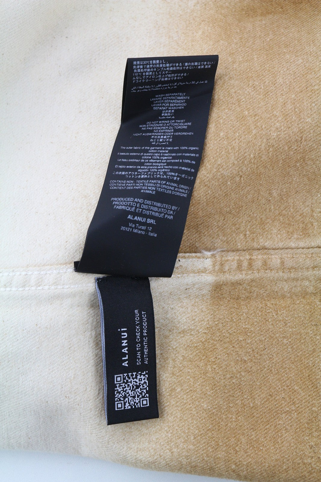 RRP€699 ALANUI Bright Hues Womens Shirt S Brown Cotton Unisex  Overshirt