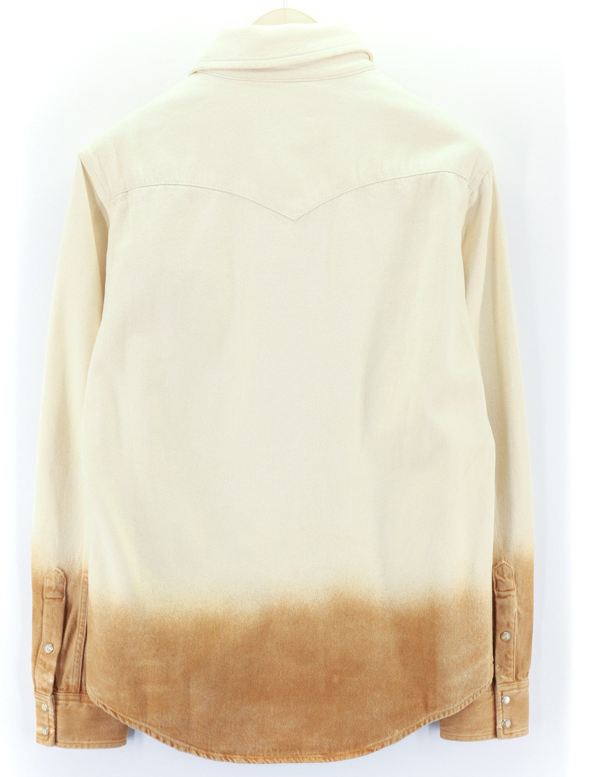 ALANUI Bright Hues Mens Shirt L Beige Brown Unisex  Overshirt RRP€699