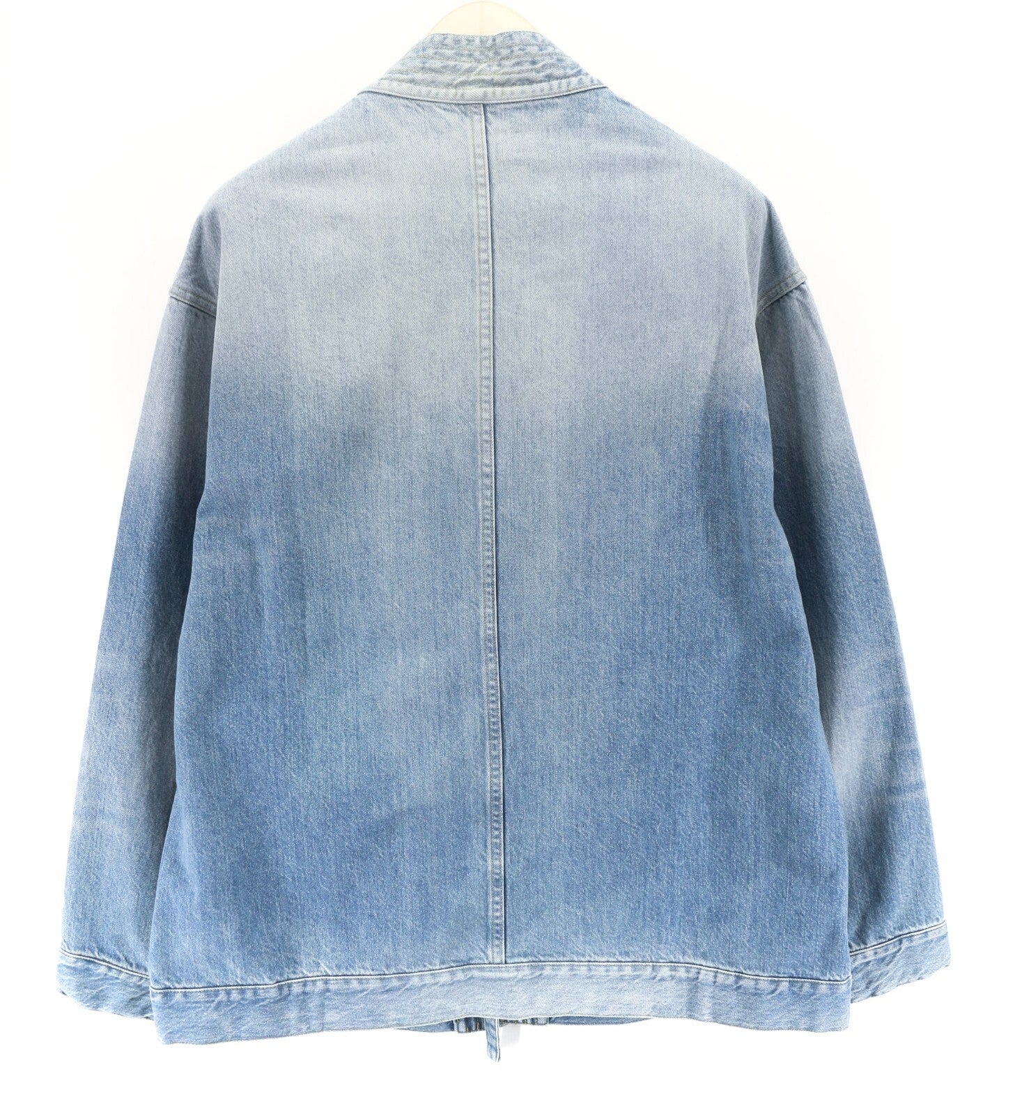 ALANUI Kerala Mens Blazer L Long Sleeve Blue  Cotton  Kimono RRP€699