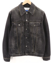 OFF-WHITE Zip Skate Mens Jacket S Washed Black Zip-Detailed  RRP995€