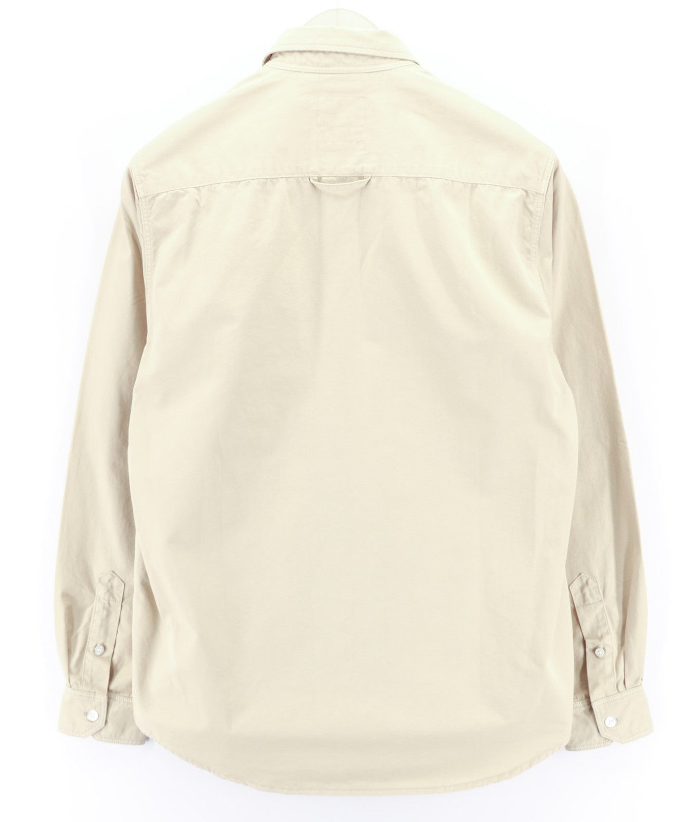 NORSE PROJECTS Mens Shirt M Beige  Cotton Long Sleeve  Button-Up