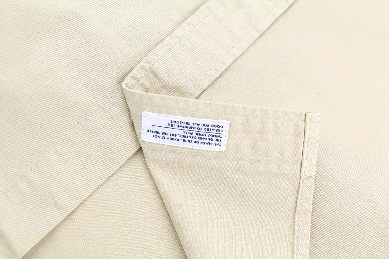 NORSE PROJECTS Mens Shirt M Beige  Cotton Long Sleeve  Button-Up