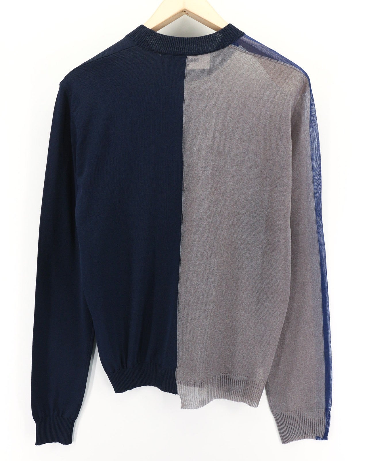 DSQUARED2 Womens Jumper M Navy Blue Grey Long Sleeve  Pullover