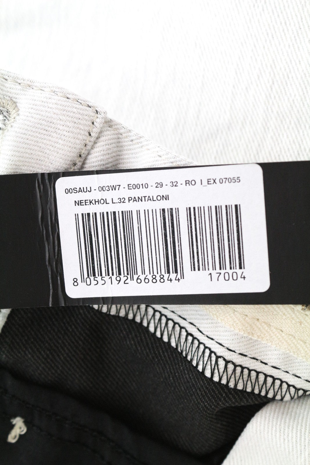 DIESEL Neekhol 003W7 Women's Jeans W29 L32 Cotton Stretch Straight Fit Blue