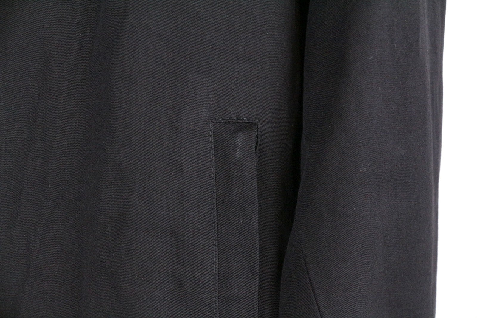 JOHN RICHMOND vyriška striukė, UK16, tamsiai mėlyna, vienaeilė, lininė medvilninė, ilgomis rankovėmis 