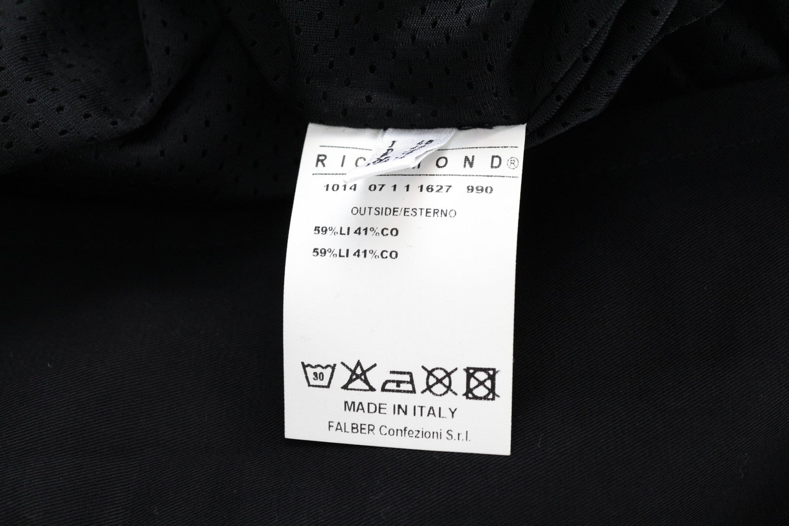 JOHN RICHMOND vyriška striukė, UK16, tamsiai mėlyna, vienaeilė, lininė medvilninė, ilgomis rankovėmis 