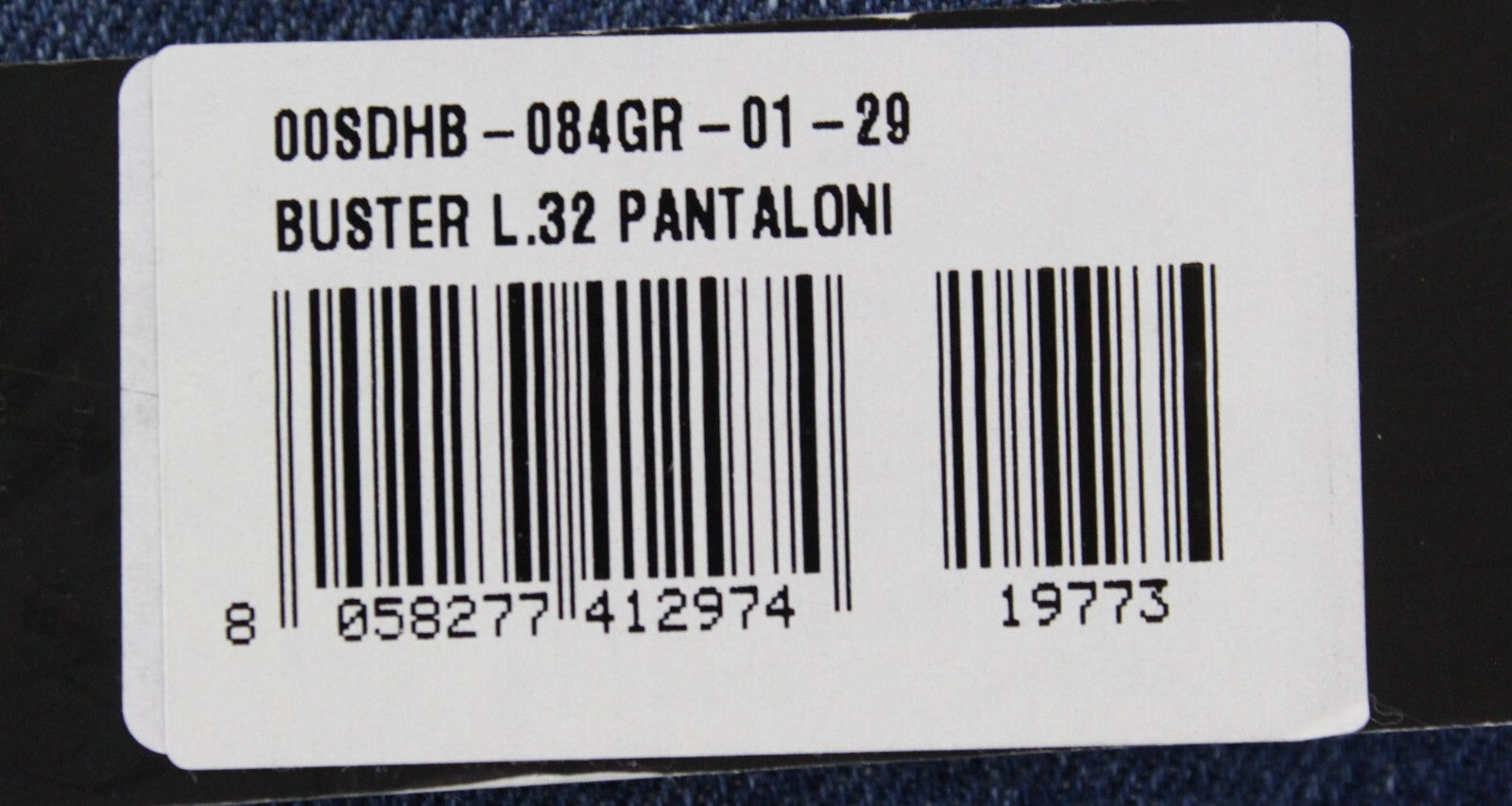 DIESEL Buster 084GR Men's Jeans W29 L32 Slim Fit Stretch Taper Button Blue Pants
