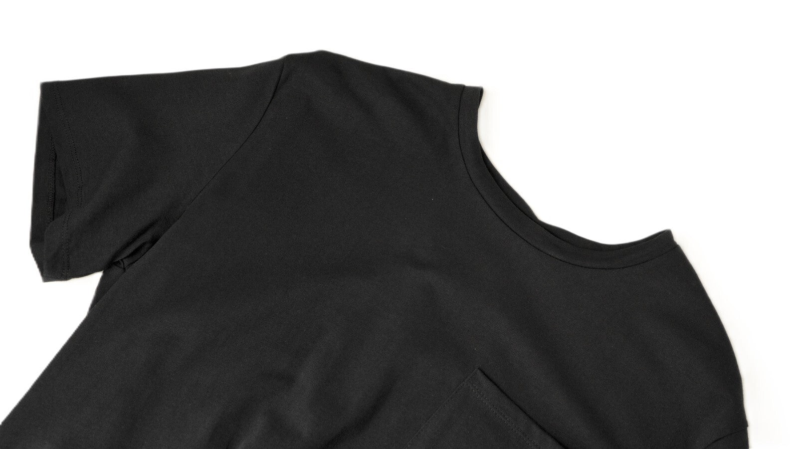 DENHAM Omono Black Women's XS Cotton T-Shirt Short Sleeve Pocket Casual