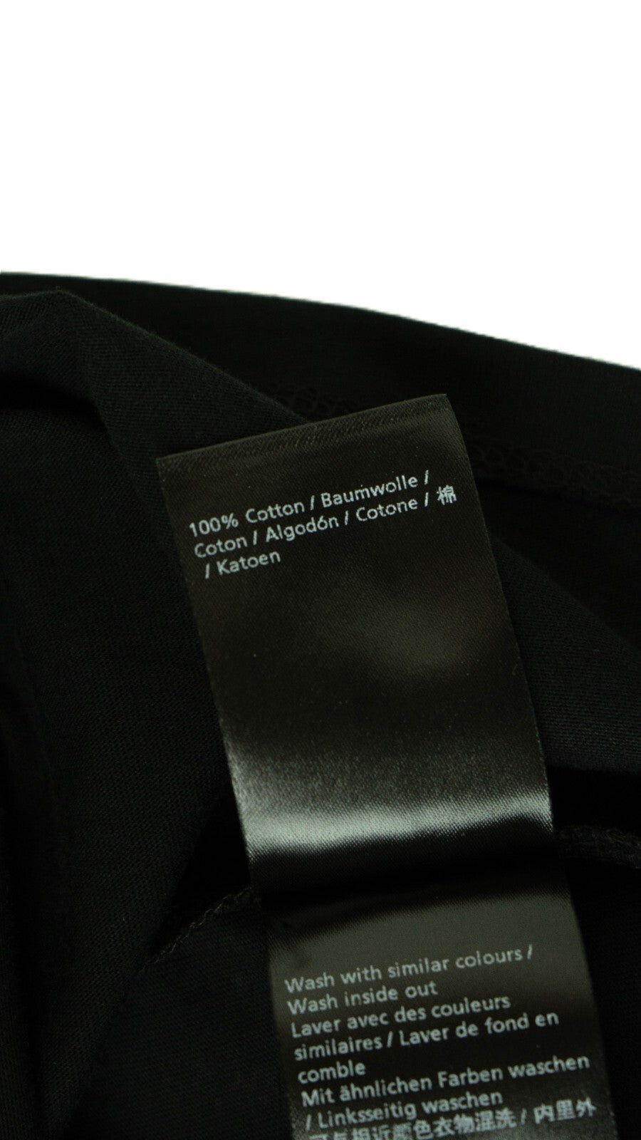 DENHAM Omono Black Women's XS Cotton T-Shirt Short Sleeve Pocket Casual