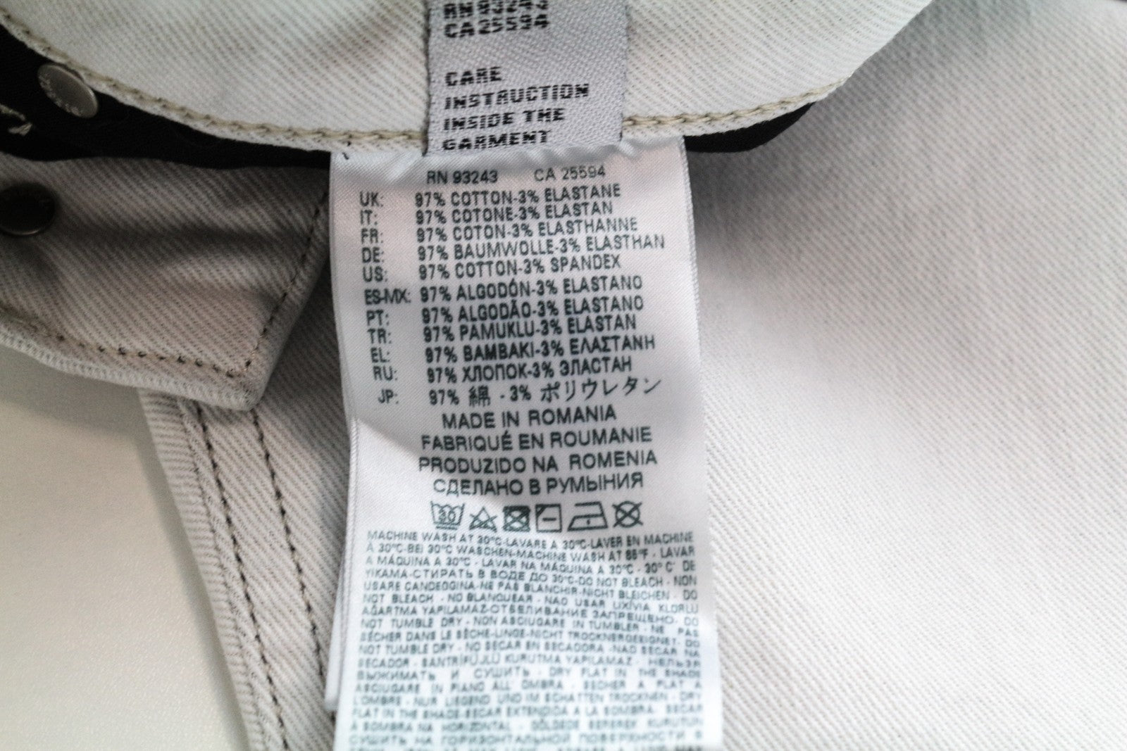 DIESEL Neekhol 003W7 Women's Jeans W31 L32 Denim Straight Fit Light Blue Stretch