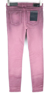 DIESEL BLACK GOLD Type-161C BG8LG Women's W27 Purple Skinny Fit Cropped Jeans