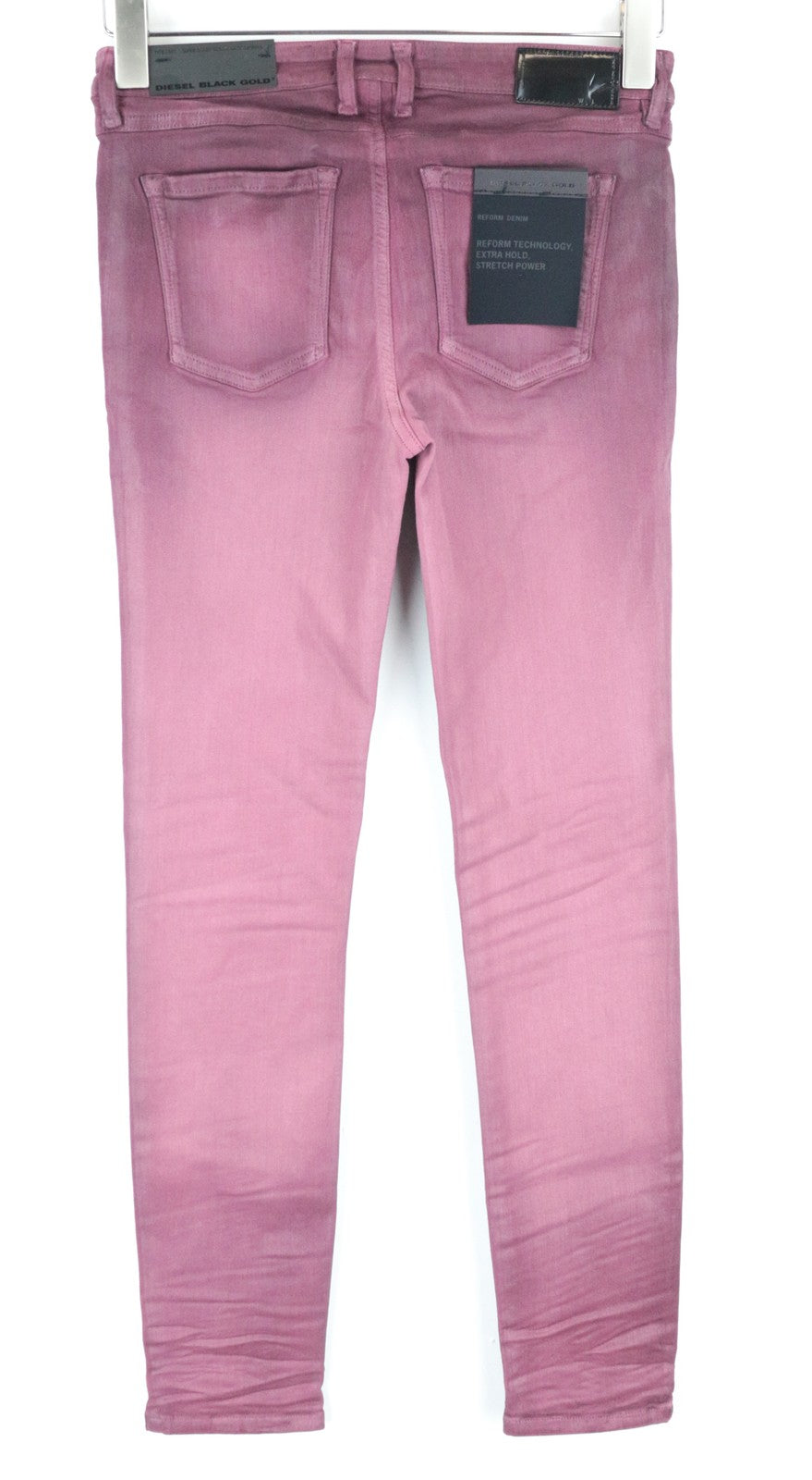 DIESEL BLACK GOLD Type-161C BG8LG Women's W27 Purple Skinny Fit Cropped Jeans