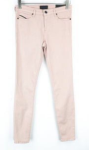 DIESEL BLACK GOLD Type-161C BG8M1 Women's W27 Pink Super Skinny Cropped Stretch