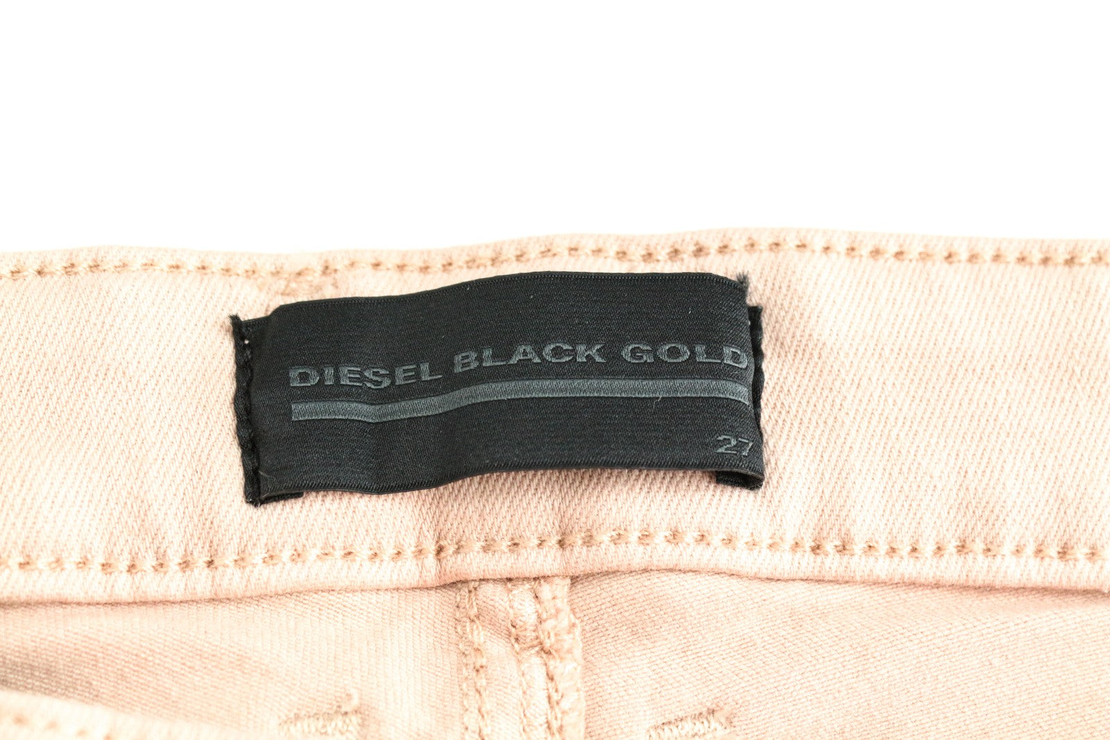 DIESEL BLACK GOLD Type-161C BG8M1 Women's W27 Pink Super Skinny Cropped Stretch