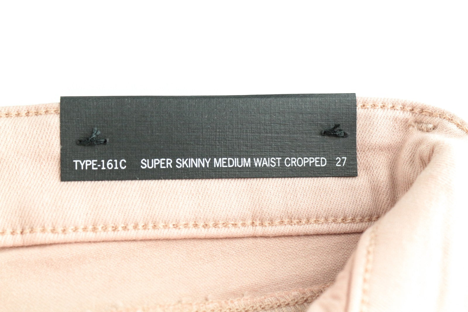 DIESEL BLACK GOLD Type-161C BG8M1 Women's W27 Pink Super Skinny Cropped Stretch