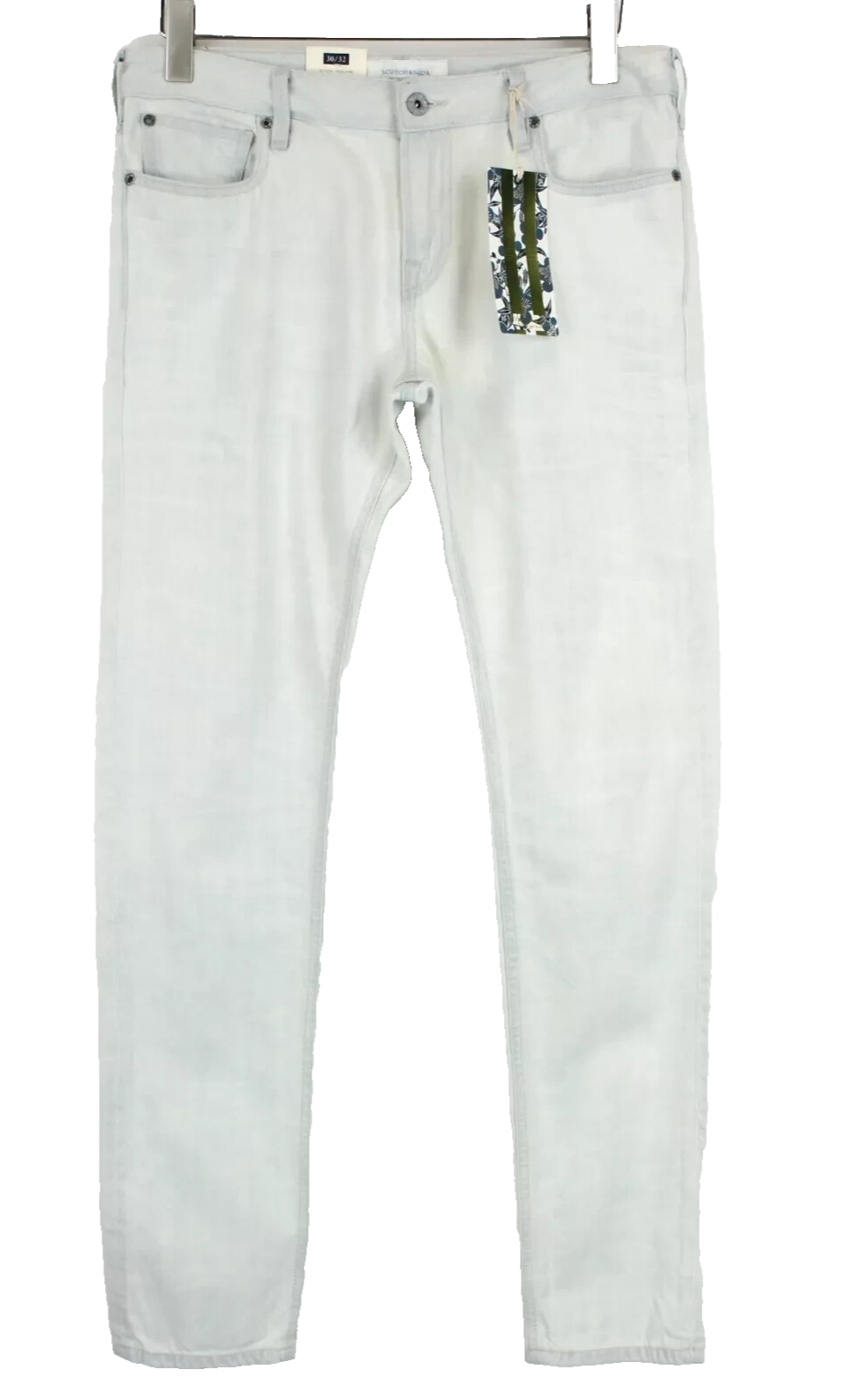 SCOTCH & SODA Tye W30/L32 Slim Carrot Jeans Mens Blue Washed Cotton