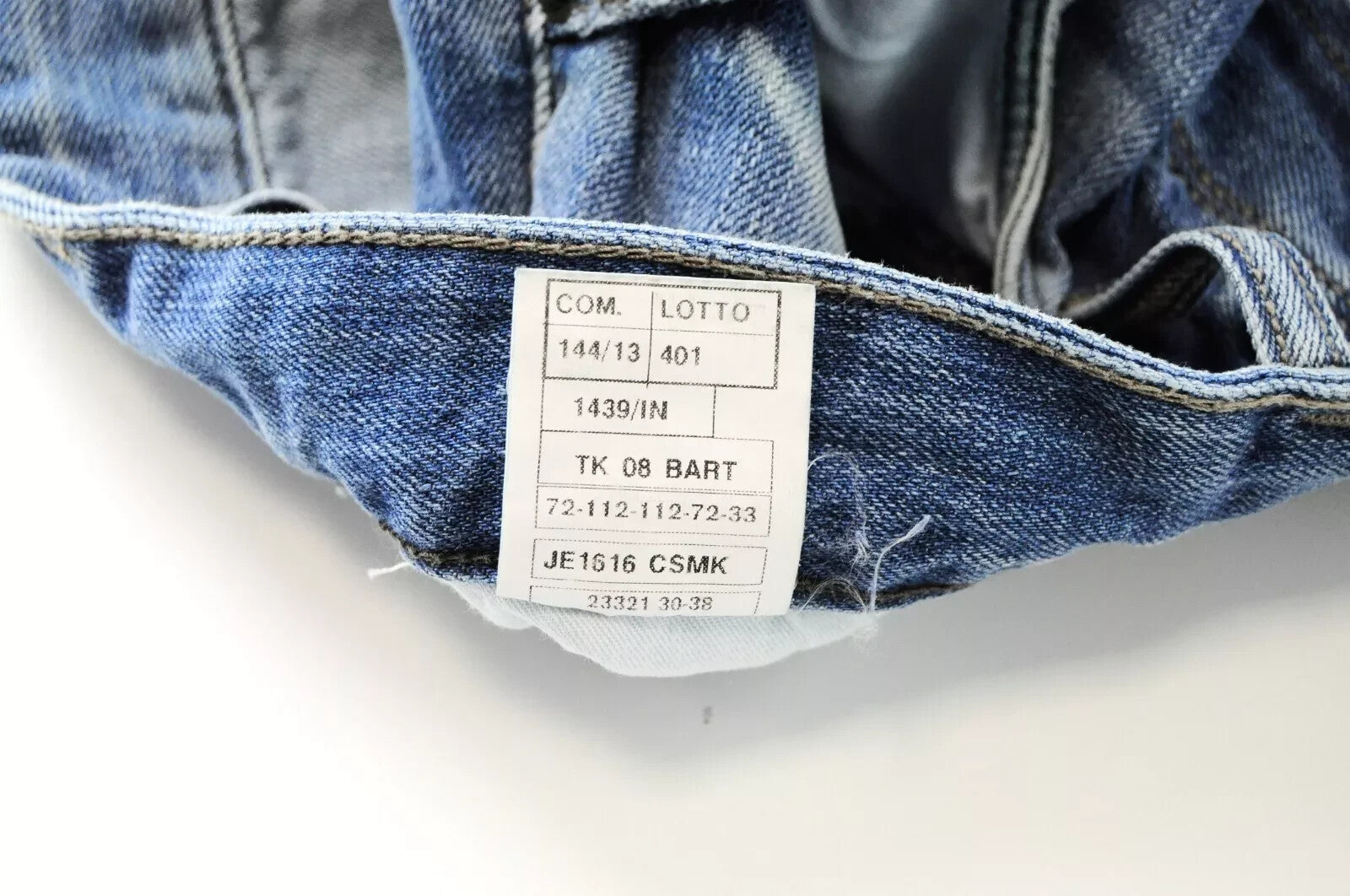 TAKESHY KUROSAWA W32 Mens Light Wash Ripped Slim  Cotton Jeans