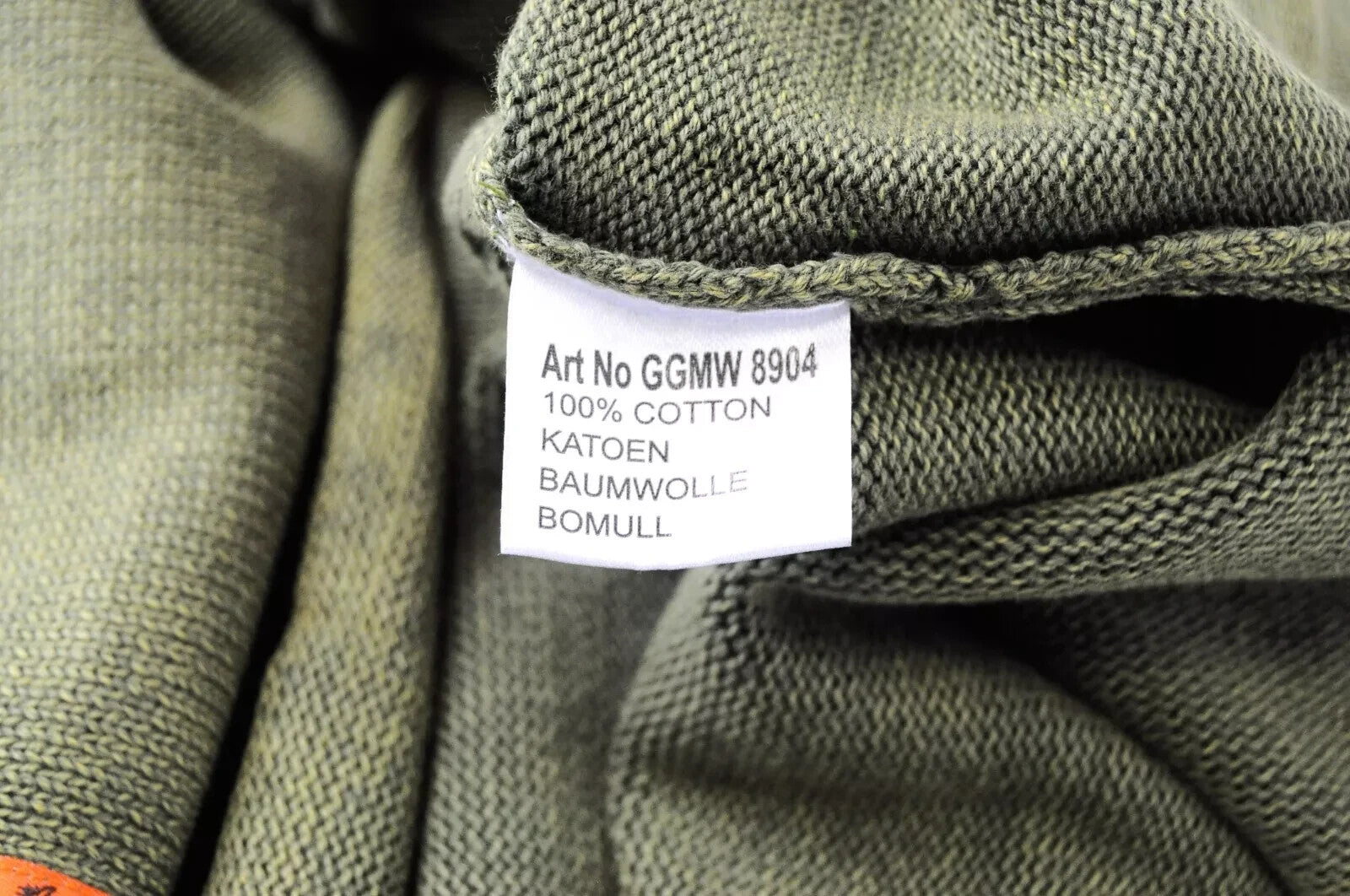 GOOD GENES L Ivy Green  Knit Crew Neck Mens Jumper Long Sweater