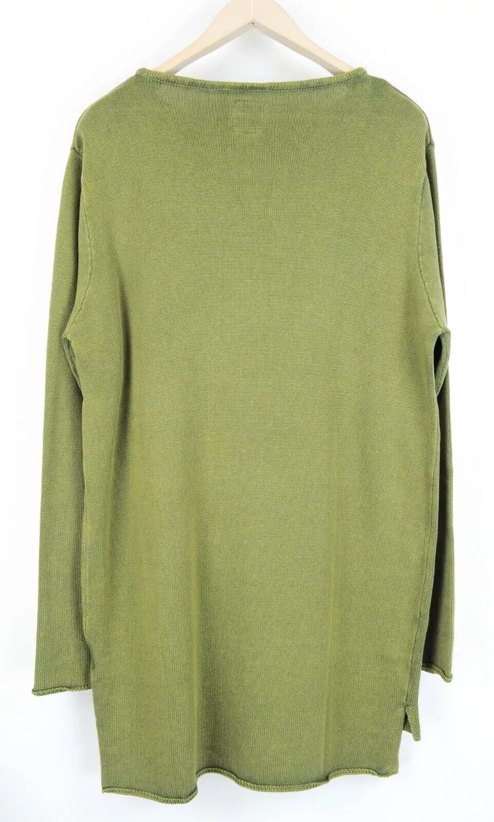 GOOD GENES XL Ivy Green Mens  Sweater Long Knit   Crew Jumper