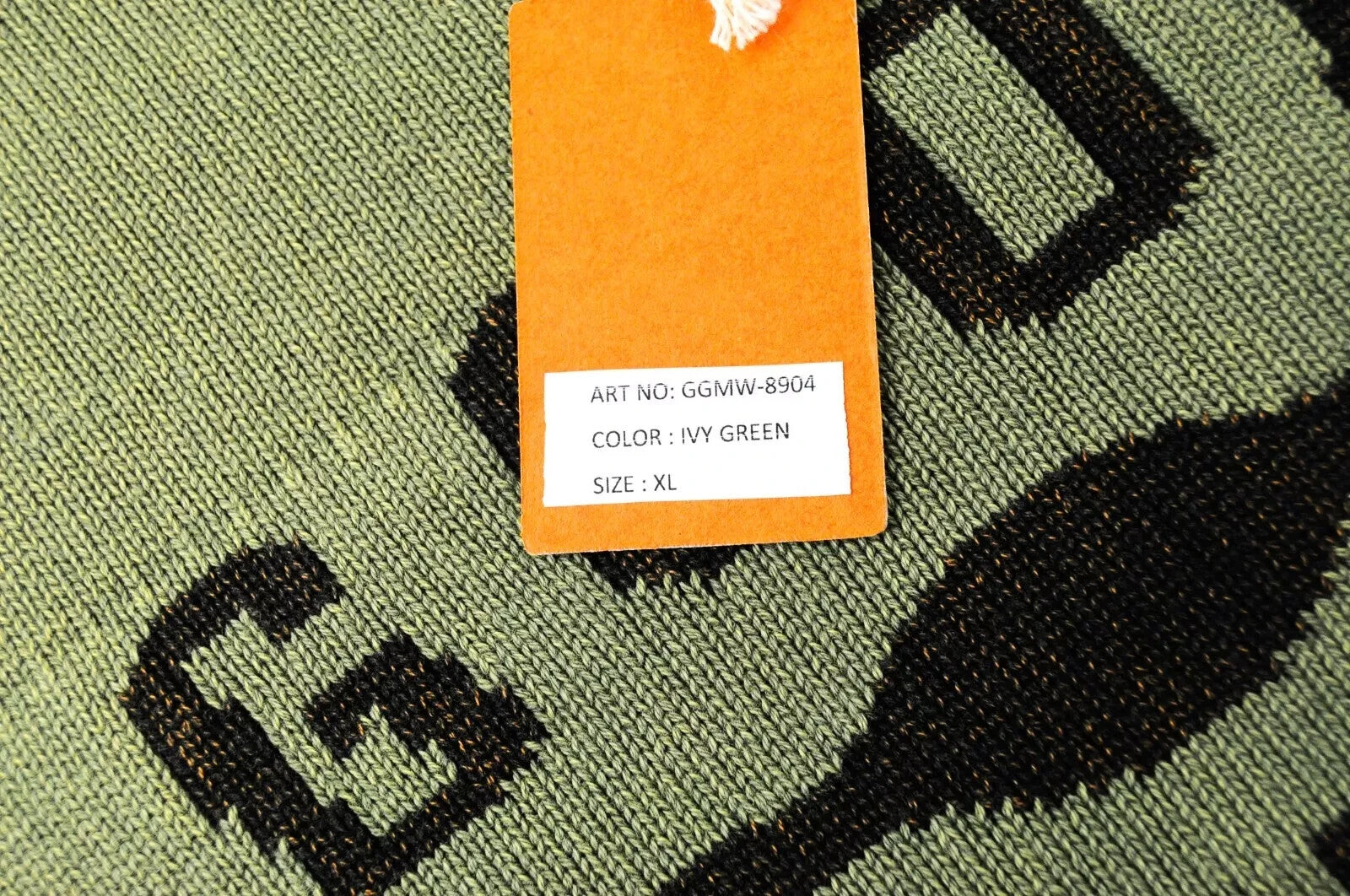 GOOD GENES XL Ivy Green Mens  Sweater Long Knit   Crew Jumper