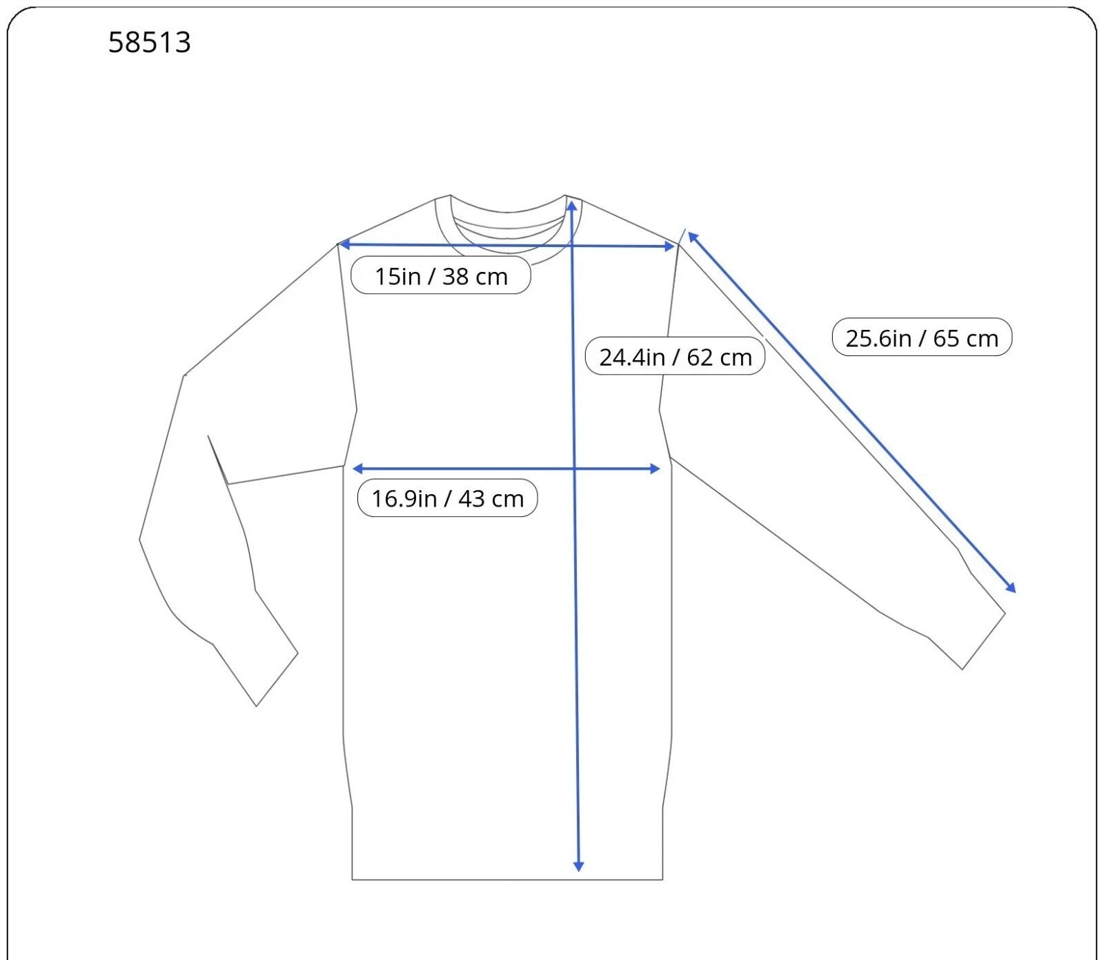 GOOD GENES S Petite Melange Sweatshirt Knit Crew Neck   for Womens