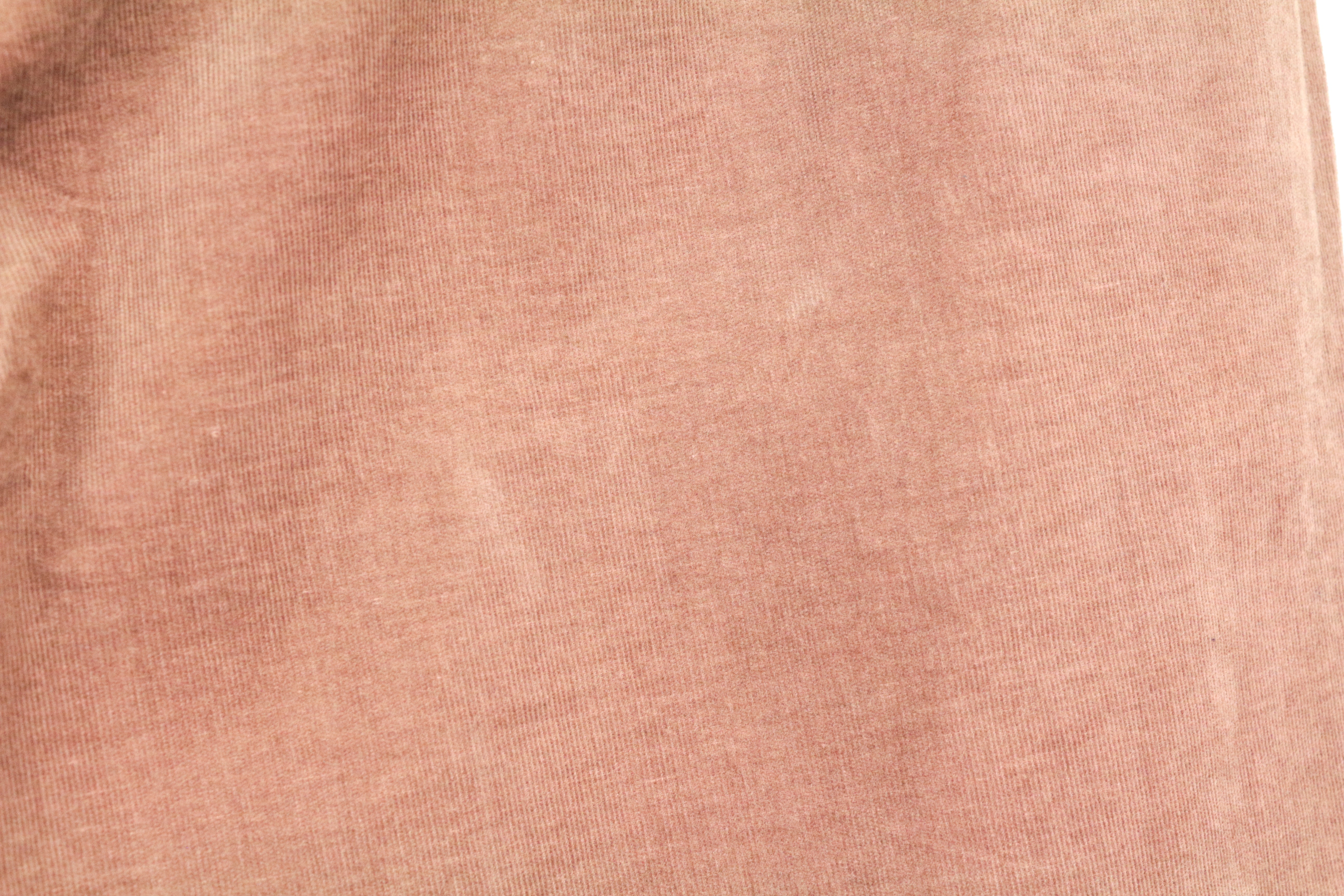 LOUNGE NINE Women's Trousers 42 Brown Corduroy Straight Cotton Pull-On Pants