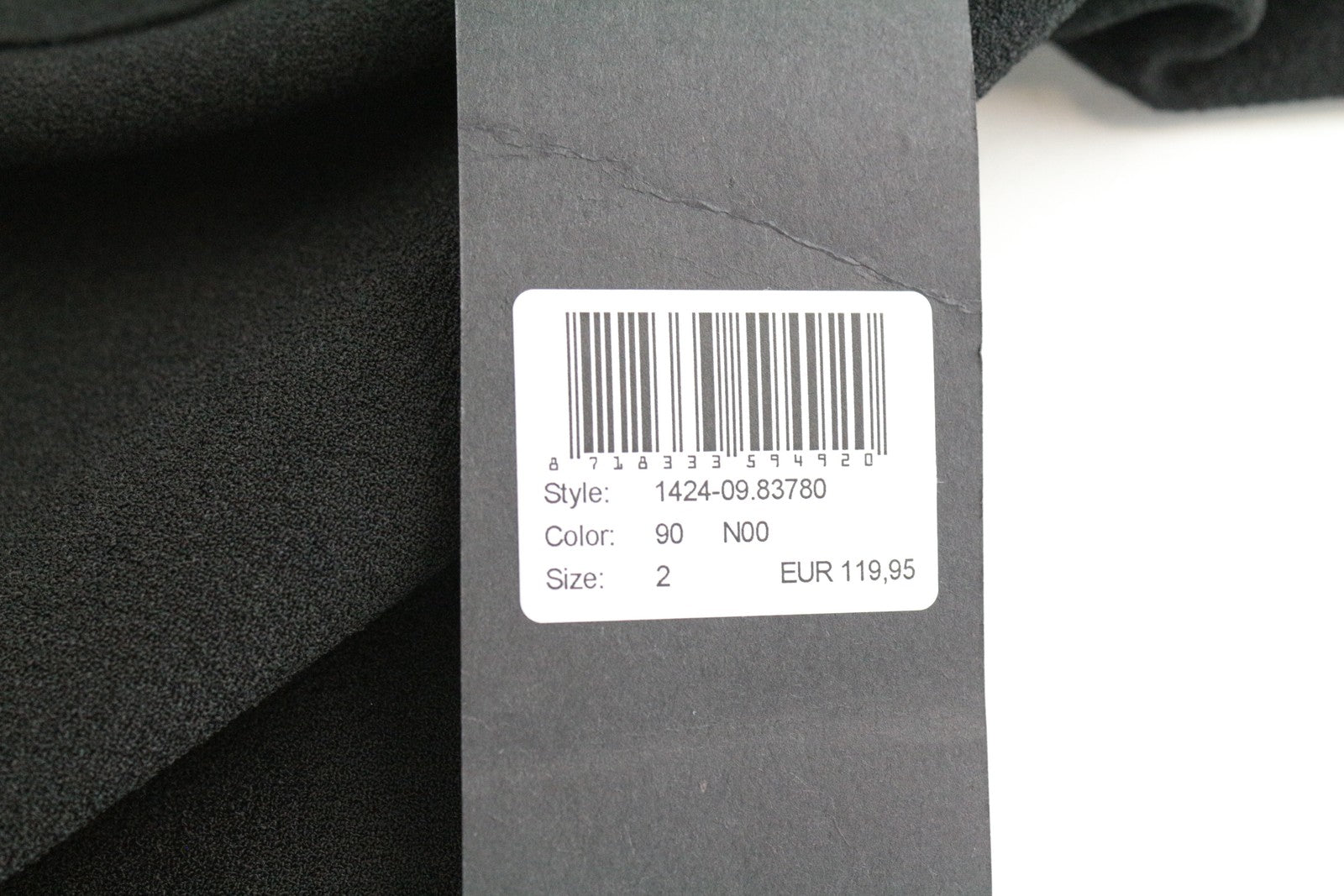 MAISON SCOTCH Women's Trousers M Black Pull-On Stretch Fit Zip Pocket Casual