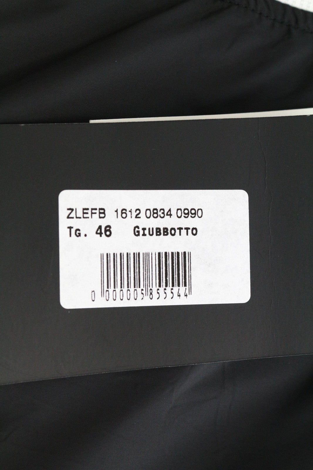 RICHMOND vyriška striukė 46 juoda, su užtrauktuku, pamušalu, vienaeilis, ilgomis rankovėmis, elegantiška 