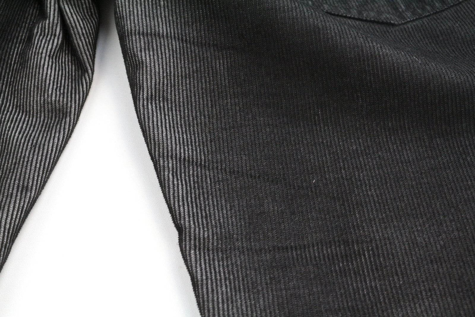 RICHMOND Men's Trousers 48 Grey Corduroy Cotton Slim Fit Casual Stretch Style