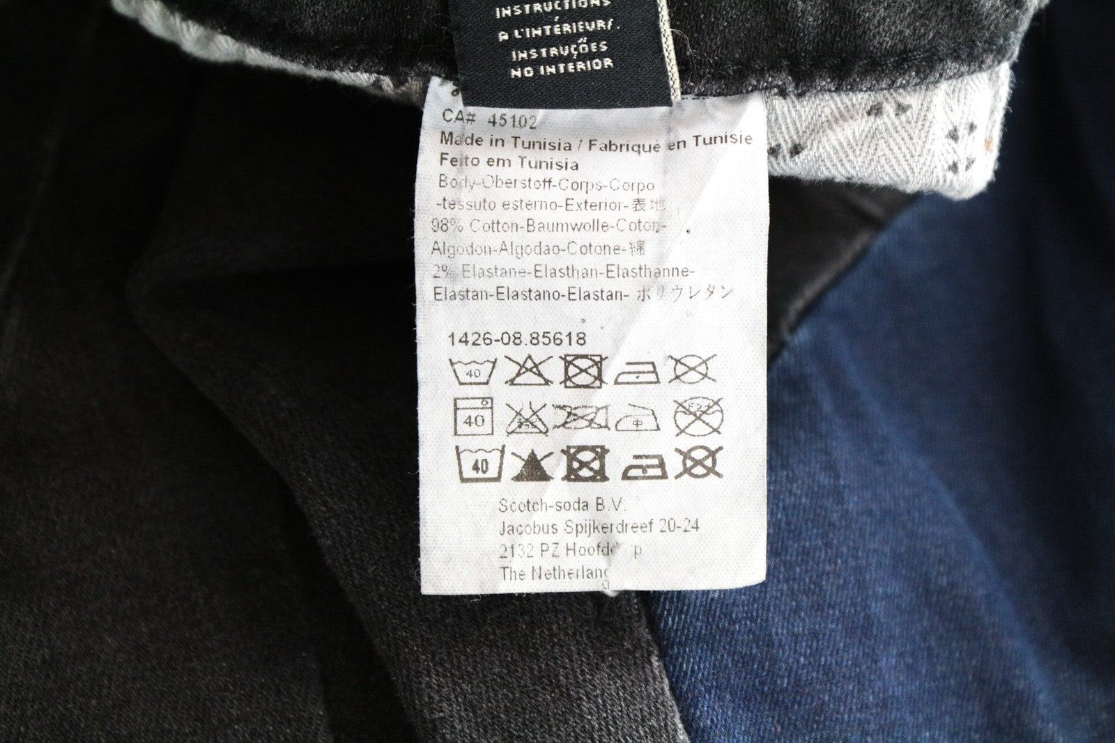 MAISON SCOTCH La Parisienne Women's W29 L32 Grey Cotton Skinny Fit Stretch Jeans