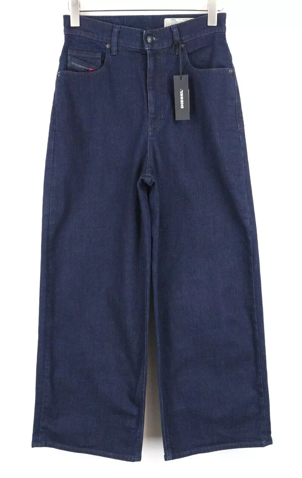 DIESEL Ary 084CG Women's Jeans W26 L30 High Waist Stretch Straight Blue Cotton