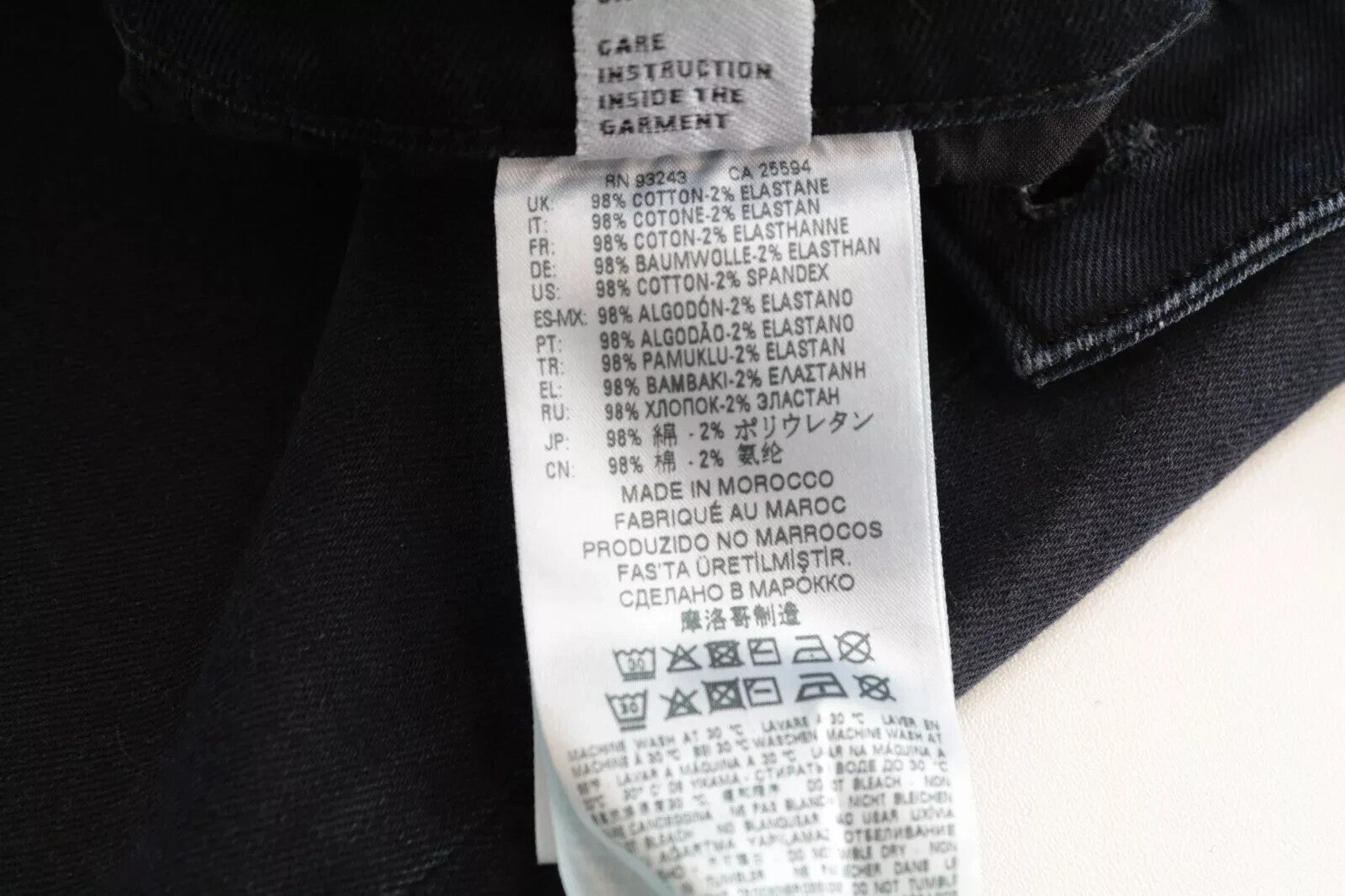 DIESEL D-Eiselle 069GL Women's W28 L30 Straight Blue Stretch Cotton Jeans Dark