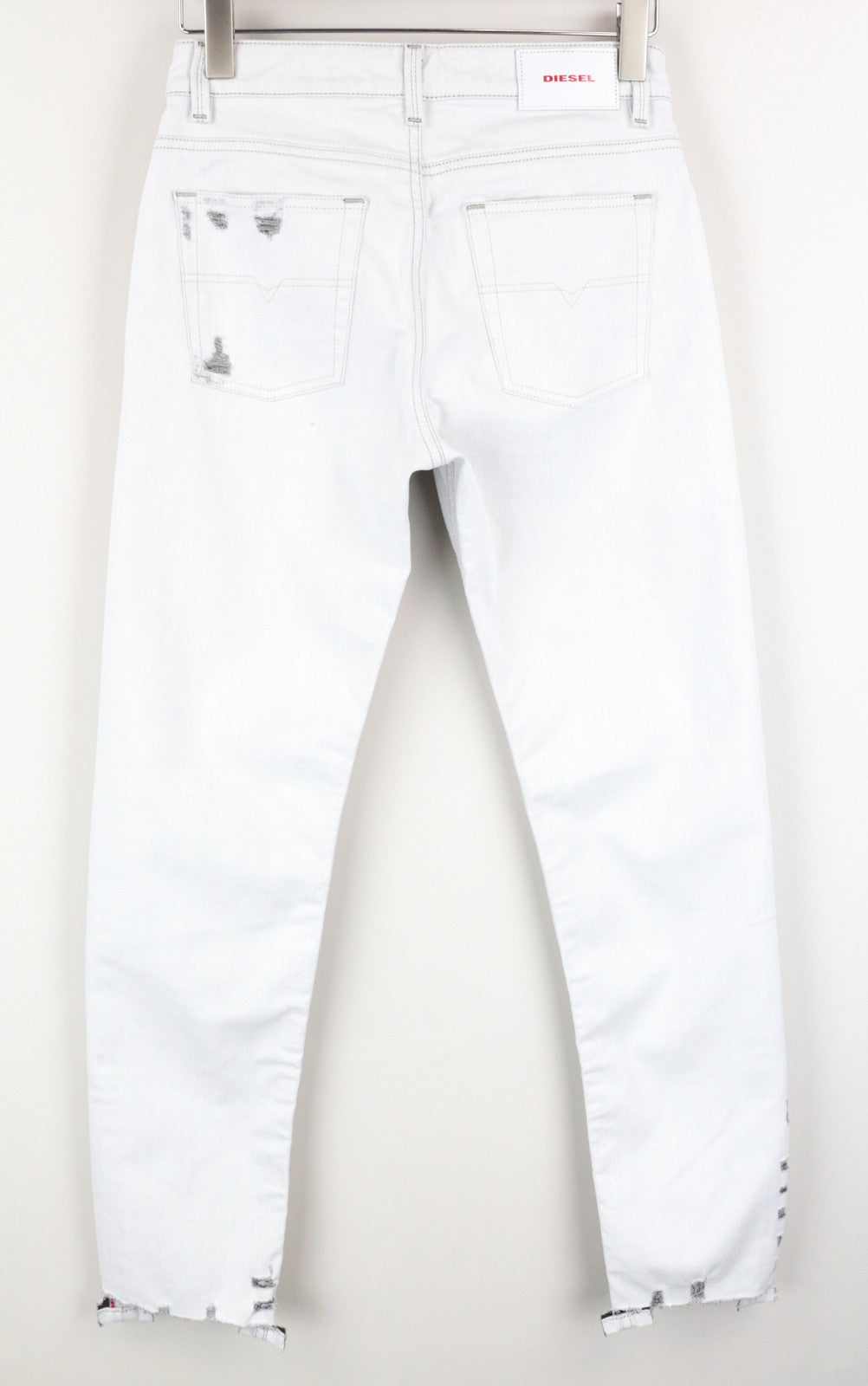 DIESEL Neekhol 003W7 Women's W25 L32 Jeans Blue Straight Cotton Stretch Fit