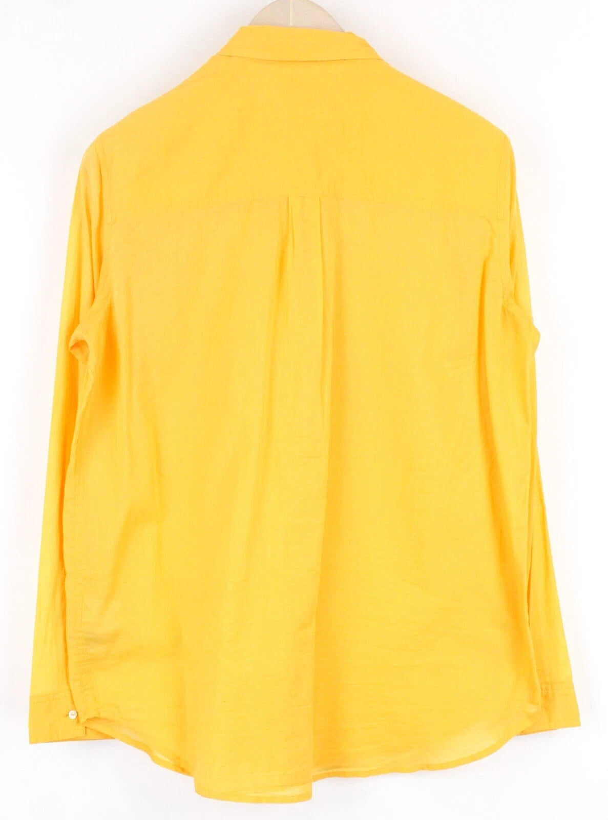 MAISON SCOTCH M Palm Cove Cotton Shirt Faded Orange Button Pocket Womens