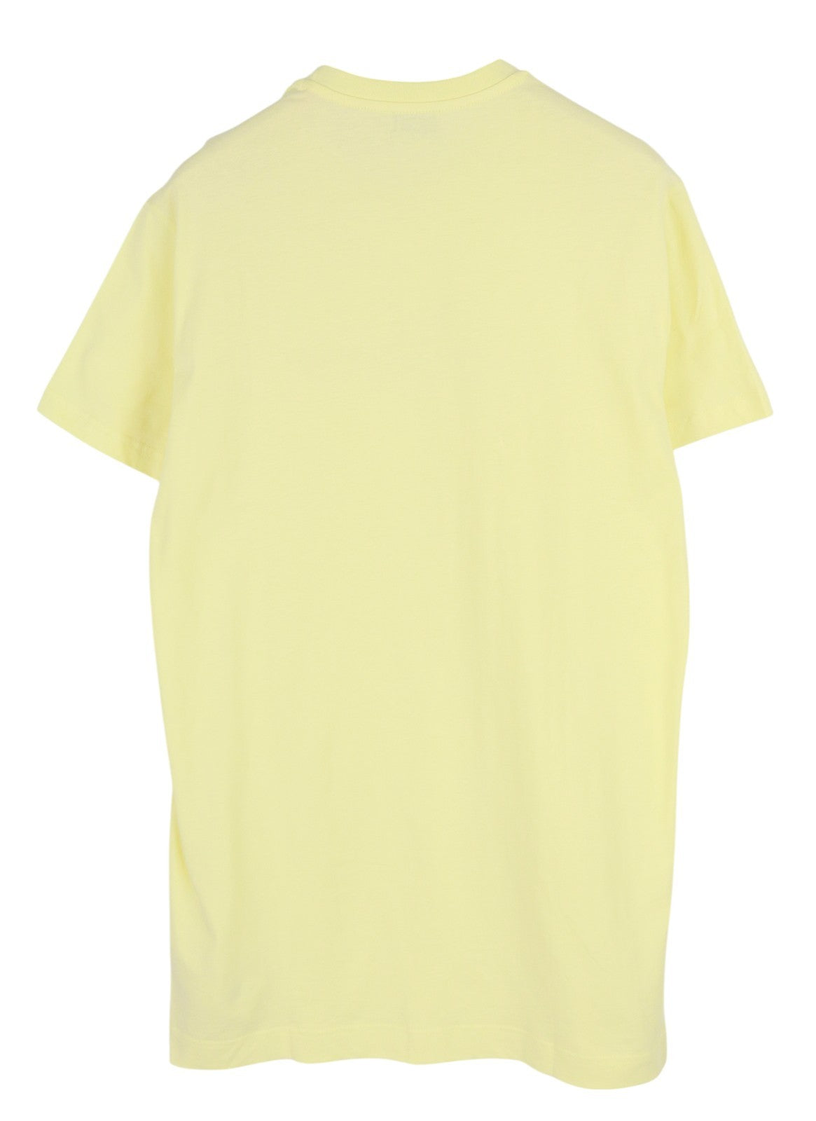 DIESEL D-Egor-New-Ita Women Dress S Yellow Short Sleeve Tricot Casual Logo