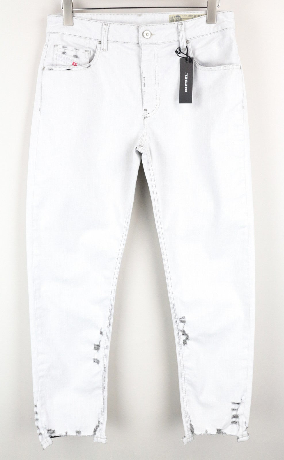 DIESEL Neekhol 003W7 Women's Jeans W30 L32 Blue Straight Fit Stretch Light Denim