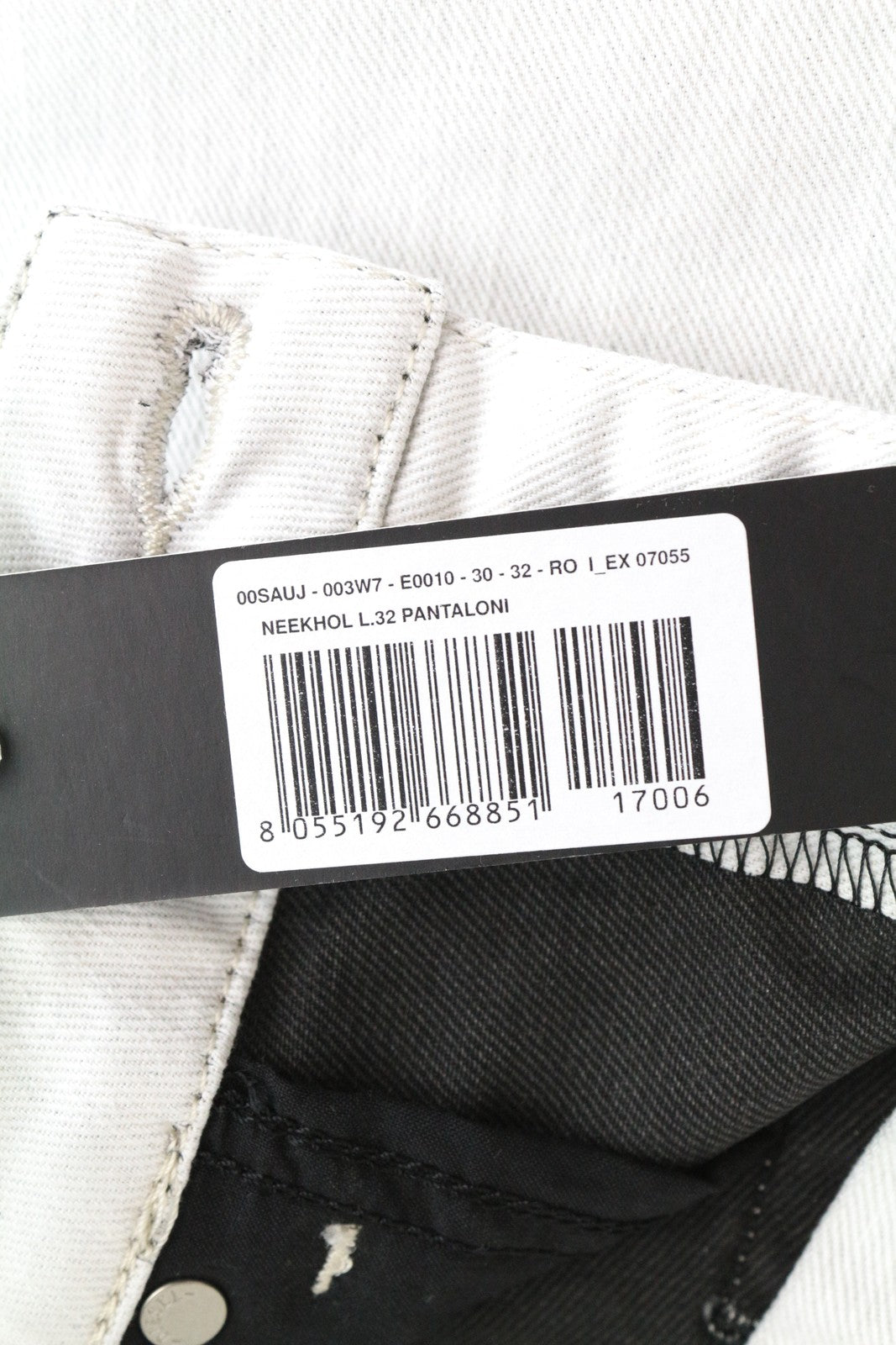 DIESEL Neekhol 003W7 Women's Jeans W30 L32 Blue Straight Fit Stretch Light Denim