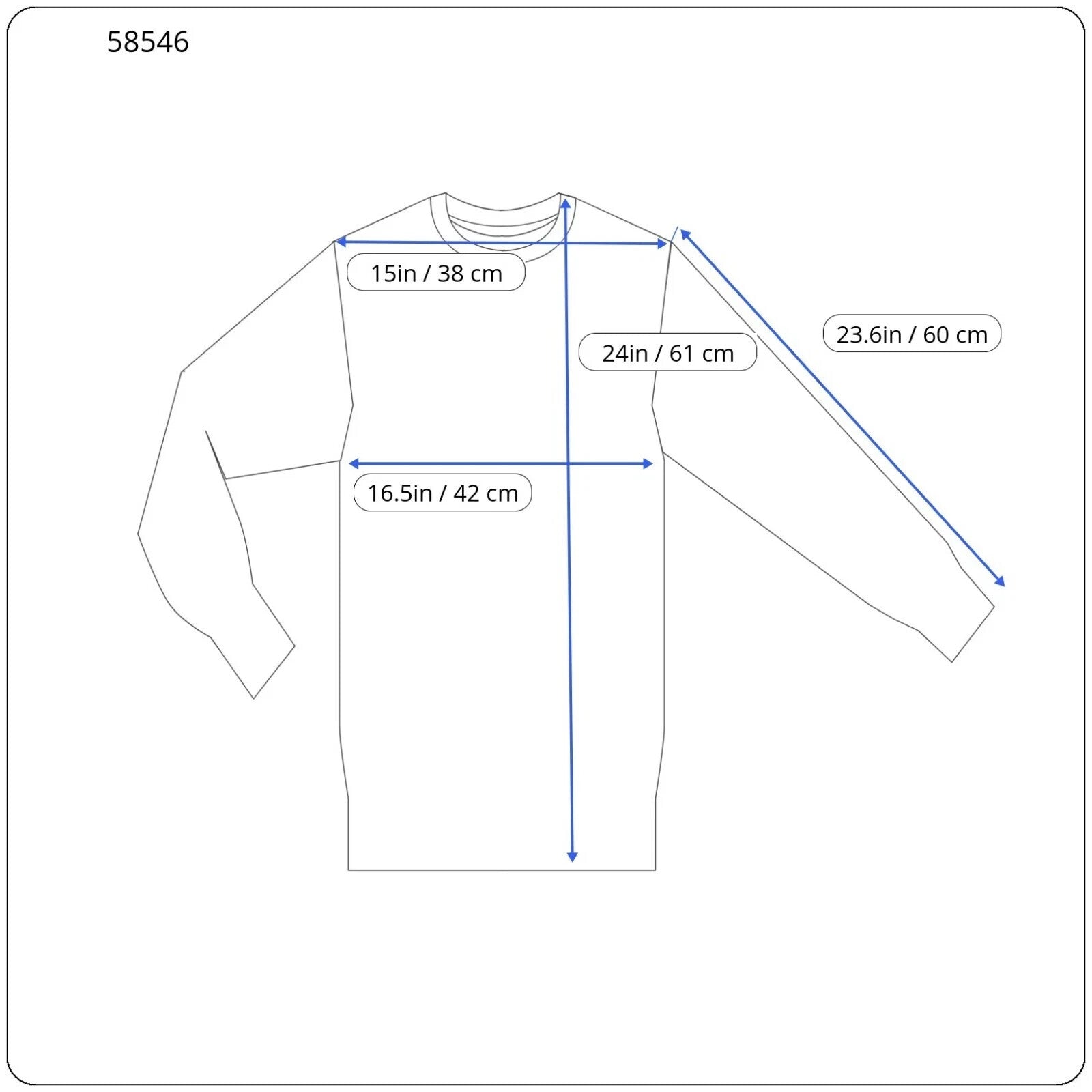 GOOD GENES Womens Sweatshirt S Slim Melange Crew Neck  Knit-Look Top