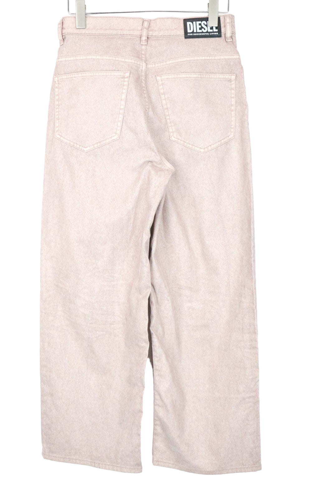 DIESEL Widee 0091T Women's W28 L30 Flared Jeans Pink Straight Stretch Regular