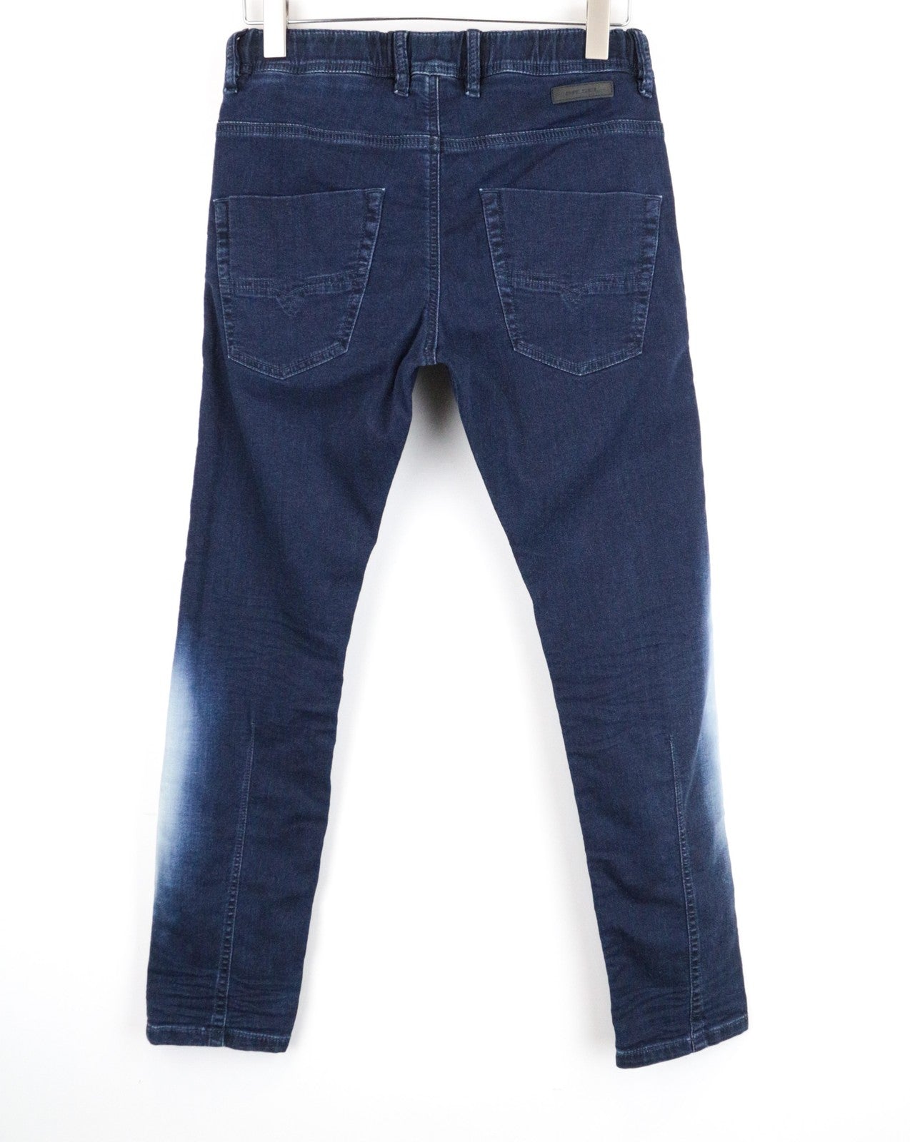 DIESEL Krooley-NE 0687D Men's W28 Zip Jog Jeans Sweat Blue Stretch Slim Fit