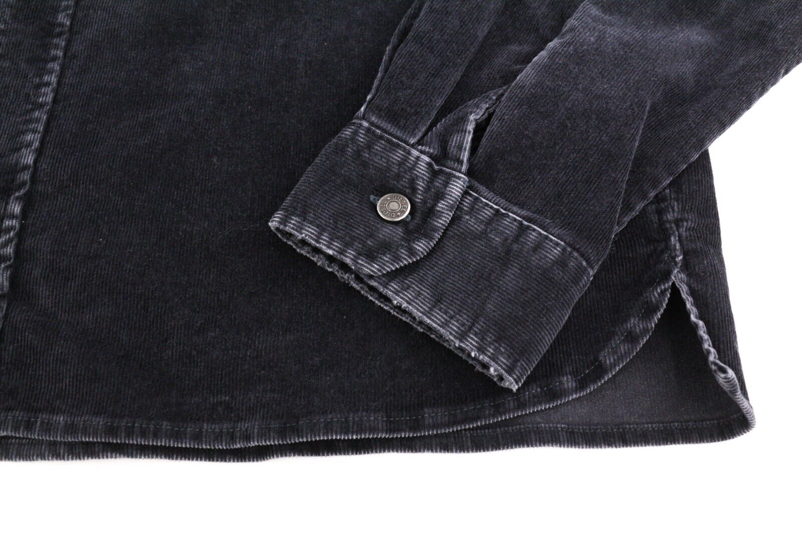 DIESEL S-Bun-Cord Men Shirt 2XL RRP€175 Corduroy Button Up Spread Patch Pockets