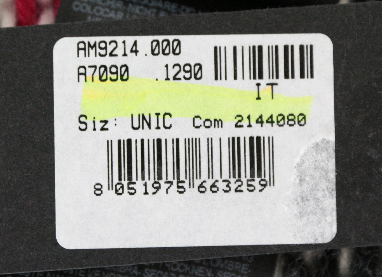 REPLAY Women's Black Patterned OS Knit Scarf Unisex Autumn Winter Wear